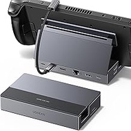 UGREEN Steam Deck Dock, 9-in-1 USB C Docking Station, Adjustable Folding Stand, 4K@60Hz HDMI, Gigabi