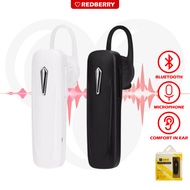 Headset Bluetooth Realme Handfree wireless Mono 1 Telinga earphone with microphone