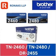 Brother Toner TN-2480 TN2480 / TN 2480 / Black Color / Drum DR-2455 DR2455 / DR 2455