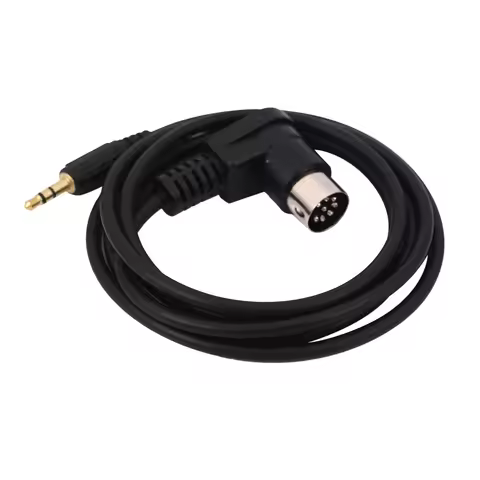 Car 3.5mm AUX Input Adapter Audio Cable Mini Jack AUX 8-Pin M-BUS CD Changer Cable For Alpine Gold P