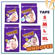 Whoopee Tape S/M/L/XL Baby Diapers | Lampin Bayi Berlekat Murah Whoopee