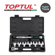 TOPTUL 8 Pcs 1/2" Dr Head-Interchangeable Spanner Torque Wrench Set (Model: GAAI0801/ Capacity: 10-8
