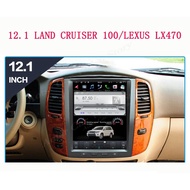 Tesla Screen For Toyota Land Cruiser 100 LC100 For Lexus LX470 2002-2008 Android Unit Multimedia Pla