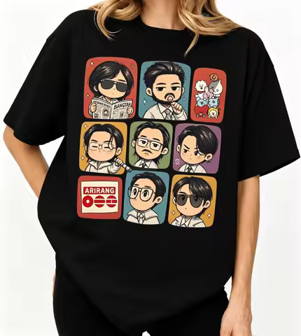 Bts Arirang Shirt Bts World Tour Shirt Kpop Fan Shirt Bts Concert T-shirt 2026 Summer New Men Women