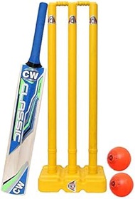 CW BONZER Adults Cricket Kit Set Small Boys Cricket Set, Wooden Cricket Kit with Carry Bag, Cricket 