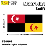 KIJO Johor Daerah Muar Flag  3X6ft /90*180cm - F9698