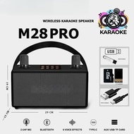 M28 Wireless Bluetooth Speaker KTV Karaoke Speaker with Microphone Portable Bluetooth Speaker