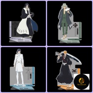 Keychain, Standee, Anime BLEACH Urahara Kisuke Retsu Unohana Glass Painting for Study and Work Desk 