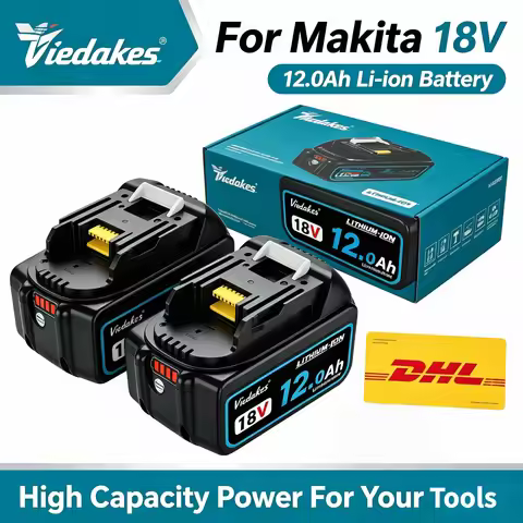 For Makita 18V Long Lasting High Output Battery 10Ah Fit BL1830 BL1860B For Makita DHR242 DTW285 Con