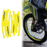 For CFMOTO 450MT 2024 Motorcycle Reflective Rim Wheel Hub Stickers Motor Scooter Accessories Decal