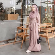 RERE MAXY Baju Gamis Wanita Terbaru 2020 Dress Wanita Elegant Trendy