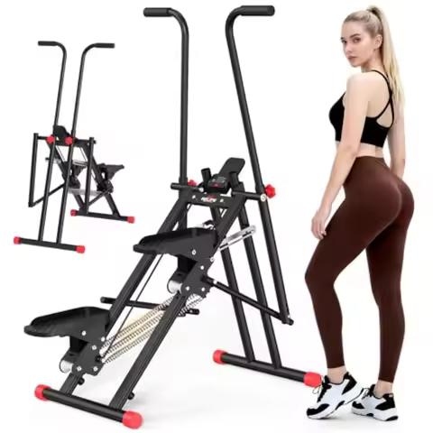 Stair Stepper for Home Exercise New Version Stair Climber with Adjustable Resistance Vertical Climbe