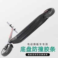 Ninebot D18W D38U Electric Scooter Chassis Anti-Collision Strip Undercarriage Protection Anti-Scratch Rubber Strip Armor Sticker Xiaomi No. 9 F20E22 Accessories A34