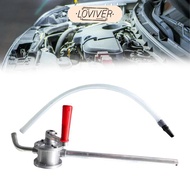 LOVIVER Manual Oil Pump Aluminum Alloy Suction Tube Assembly Barrel Rotary Pump for Vehicle Engine O