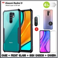 Mondi Store 4in1 Case Package Xiaomi Readmi 9 /7A /9T /9A /9s /Note 9 /9 Pro /7 /10 /8 /8 Pro /7 Pro