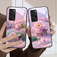 DMY case huawei P40 pro P20 P50 P30 lite nova 4e P10 plus mate 20X 20 pro 30 10 40 pro 50 tempered glass cover