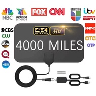 ♥【Ready stock】FREE Shipping♥ 8K 4K TV Antenna For Global Digital TV 1080P DVB-T2 High Gain Booster HD For RV outdoor Car antenna Indoor TV Free Channel
