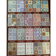 ADEK WALLSTICKER 6 BOXES 15X15 CM WALL STICKER/ TILES MOSAIC KITCHEN CERAMIC Wallsticker Wall Panel 