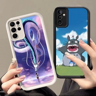 DF-76 Hayao Miyazaki Totoro Luxury Soft Casing for Samsung A55 A54 M15 S25 S24 S21 FE Ultra