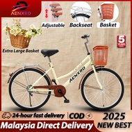 24 inch Folding bicycle 24 Inch 7-speed Classic Bike bear 180kg Women Bicycle perempuan bike bicycle