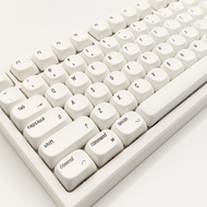 Pure White Keycap MOA Height 129 Button PBT Sublimation Aula F75 F99 RK100 Mechanical Keycap