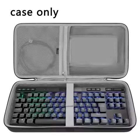 Geekria Tenkeyless Keyboard Case for 80% 87 Key Gaming Keyboards, Compatible with CORSAIR K70 RGB TK