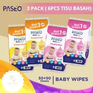 Paseo Wet Tissue (6 packs) Wet tissue