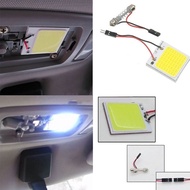 LED COB Car Interior Light - Universal Dome Lamp with T10 Festoon Adapter for Roof & Cabin