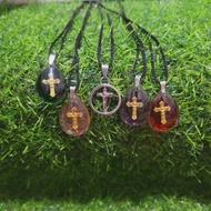 Catholic necklace cross pendant