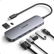 Anker USB C Hub, 7-in-1 Multi-Port USB Adapter for Laptops, 4K@60Hz USB C to HDMI Splitter, 85W Max 