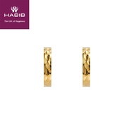 HABIB Oro Italia Elvina Gold Earring, 916 Gold