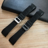 Time Strap Silicone Watch Strap Suitable for IWC IWC Portugal IW390503Waterproof Soft Bracelet 22mm Black Curved Ingenious Generous Fashion