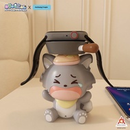 Big Big Wolf Shape Watch Stand Cartoon Merchandise Resin Watch Holder Desktop Decoration Decoration 