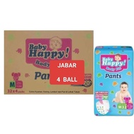 WEGO!! (promo 1 karton) Baby Happy pants S40 M32 L28 XL26, popok celana bayi, Pampers