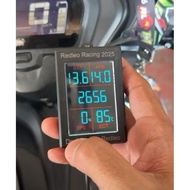 METER RED LEO 5 in 1 -AFR  -BATTERY VOLTAGE   -COOLENT TEMP  -TPS SENSOR  -RPM SENSOR ESR MOTOR