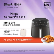 Ninja Air Fryer Pro 4.7L, AIRCRISP Technology, 4 programmable settings, Air Fry, Roast, Re-heat, Deh
