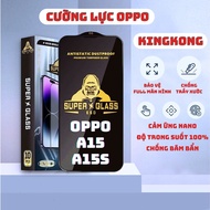 Oppo A15, A15S Kingkong full screen tempered glass | Screen protector for oppo | OPKEM