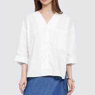 Et Cetera V-Neck 3/4 Sleeves Blouse