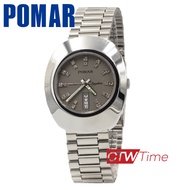 Pomar นาฬิกาข้อมือผู้ชาย สายสแตนเลส รุ่น PM73532SS05 (สีเงิน / หน้าปัดสีเทา )