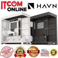 HAVN HS 420 TG & HS 420 VGPU TG ATX CASING (HS420-01/HS420-02/HS420-03/HS420-04) BLK/WHT