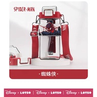 650ml Tritan Straw Water Bottle with Strap -Toy Story / SpiderMan Elsa Kids Water Bottle Cute Double