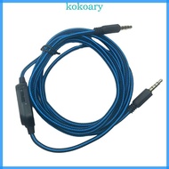 KOK Enhances Audios Cable for AW720H AW310H AW510H 988 Gaming Headsets Cable with Convenient Volumes