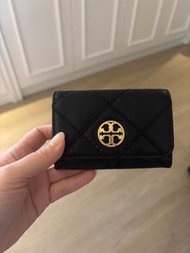 全新Tory burch TB  black willa card case 卡包
