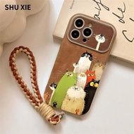 Dumb Cat Suitable for iPhone16promax Apple 15pro Phone Case 1413 Full Style 11PRO25.9.26