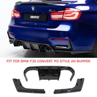 BMW F30 M3 V style diffuser skirt lip vorsteiner style diffuser for M3 AN brand bumper F30 accessori
