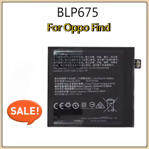 New BLP675 BLP755 BLP767 BLP769 BLP811 BLP831 BLP889 Battery For Oppo Find X Lamborghini X1 X2 X3 X5