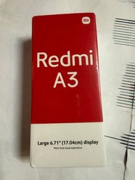 100% 全新未開封 Redmi A3 3+64GB 紅米 小米