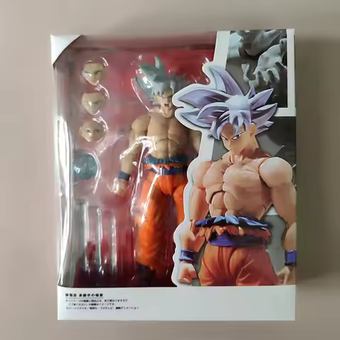NEW SHF Dragon Ball Z Super Ultra Instinct Goku White Hair Articulated Model Collection Toys 16cm - 