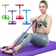 Pedal Puller, 4 Tube Pedal Ankle Puller, Yoga Sit Up Stretch Rope, 4 Tube Foot Pedal Traction Device