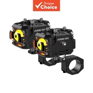 Future Eyes Premium Universal Motorcycle LED Headlamp Waterproof Kit Kit Pemasangan Lampu Hadapan LE